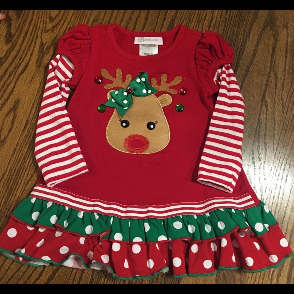 Little girls Christmas outfit.